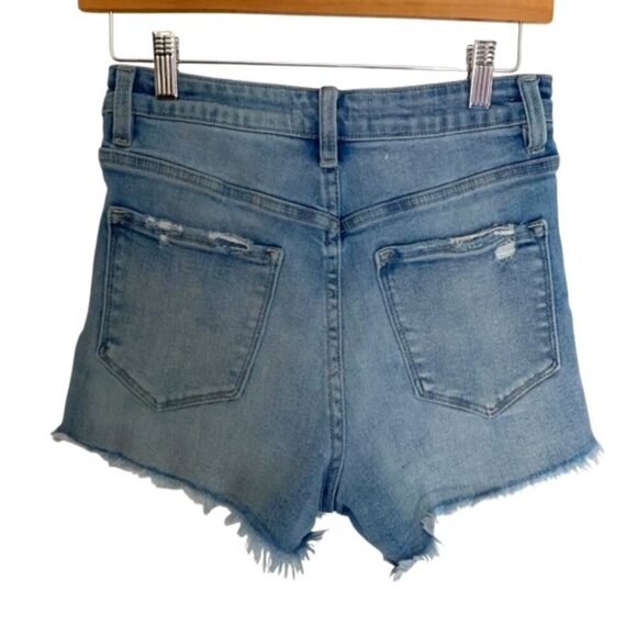 Vervet Super High Rise Denim Shorts with Stretch Small - Picture 3 of 4
